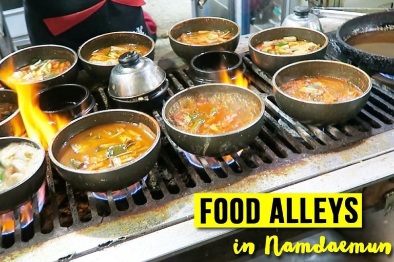 Ẩm thực đường phố Hàn Quốc hấp dẫn du khách (Nguồn: pinimg)