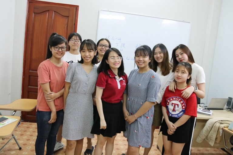 Trung tâm có nhiều khóa học với cấp độ khác nhau