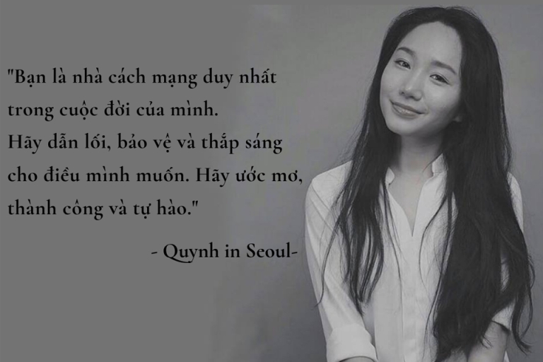 Chị Vũ Hương Quỳnh - chủ nhân blog Quynh in Seoul (Nguồn: ajcnews)