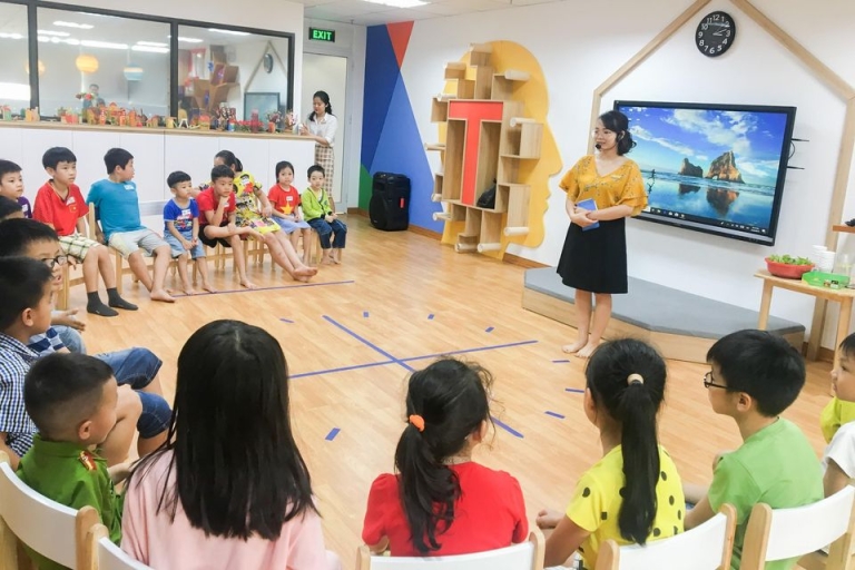 Không gian lớp học khang trang tại Trung tâm CARA