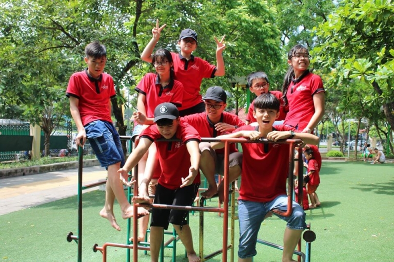 Học viên của Trung tâm Wedo Wegood trong một buổi ngoại khóa