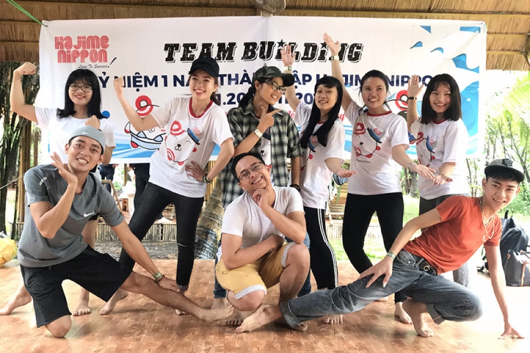Kiến Minh có những hoạt động ngoại khóa để trau dồi tiếng Nhật cho học viên