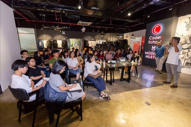 Các lớp học của Sáng tạo A Bờ Cờ luôn thu hút đông đảo học viên