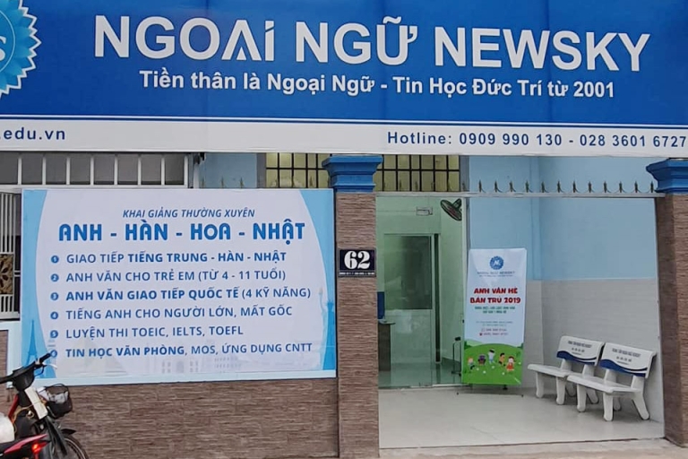 Các lớp tiếng Hàn tại NewSky cơ sở thủ đức diễn ra tất cả các ngày trong tuần (Nguồn: Trung tâm Ngoại ngữ NewSky)