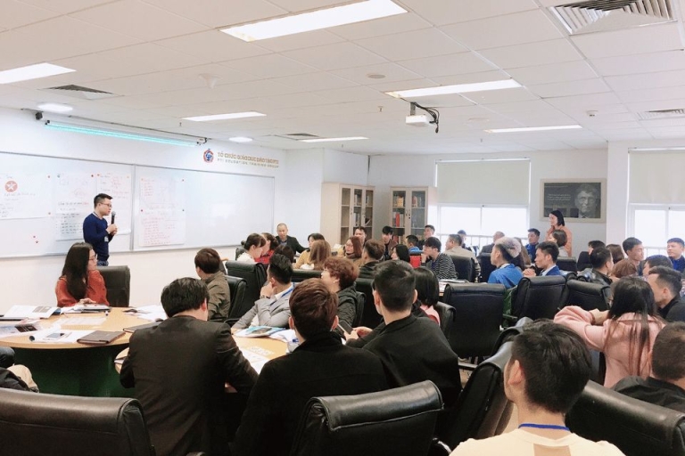 Hình ảnh lớp học tại PTI