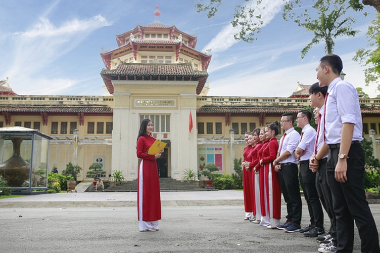 Sinh viên ngành Việt Nam học của Đại học Nguyễn Tất Thành (Nguồn: ntt)