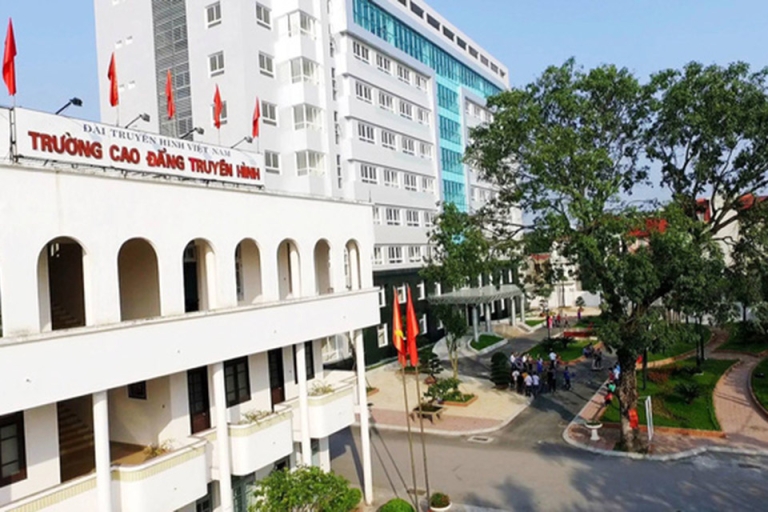 Khuôn viên Trường Cao đẳng Truyền hình (Nguồn: VTV)