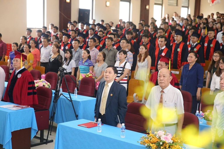 Lễ tốt nghiệp của sinh viên STU (Nguồn: Đại học Công nghệ Sài Gòn)
