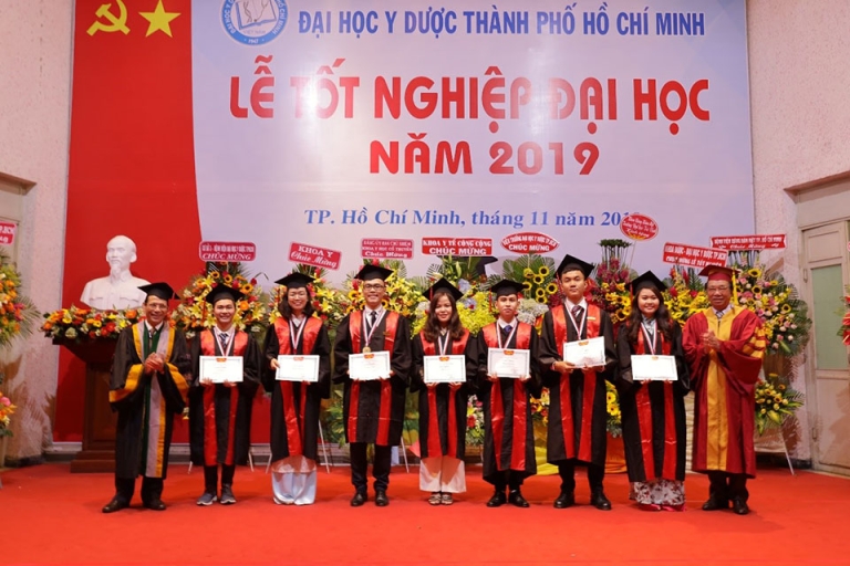 Lễ tốt nghiệp khoa Răng hàm mặt năm 2019 (Nguồn: Đại học Y Dược TPHCM)