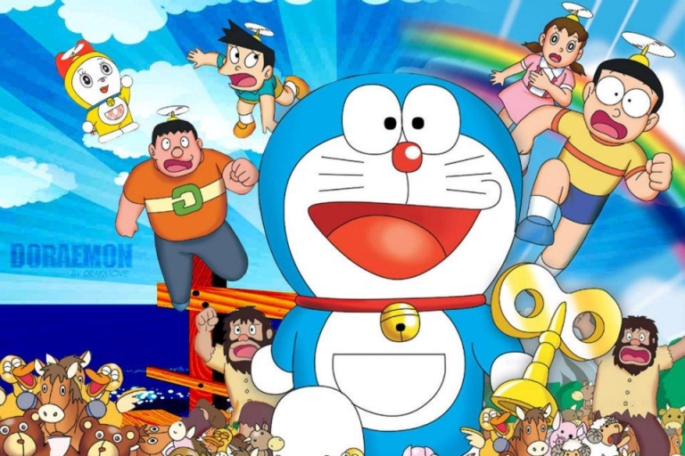 Doreamon là một trong những bộ truyện tranh gắn liền với tuổi thơ của nhiều thế hệ (Nguồn: Vector free)
