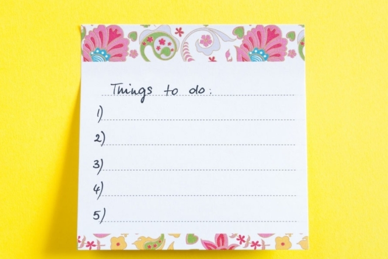 Cách quản lý thời gian bằng to do list