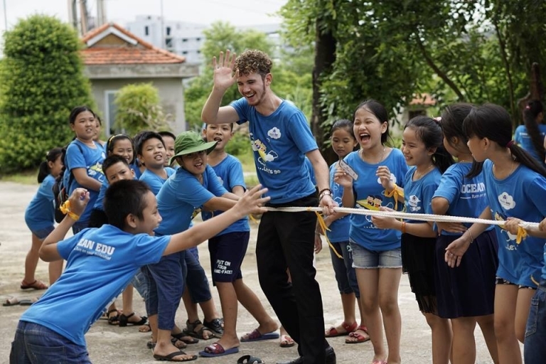 Học viên có nhiều cơ hội hoạt động ngoại khóa với Ocean Edu