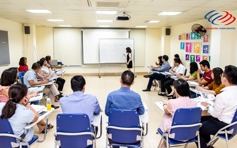 Một lớp học tại Trung tâm Langmaster