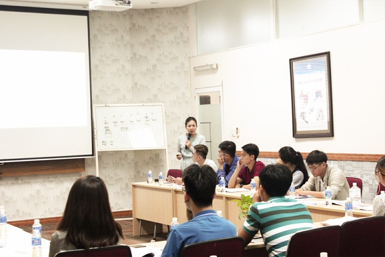 Hình ảnh một lớp học tại VILAS