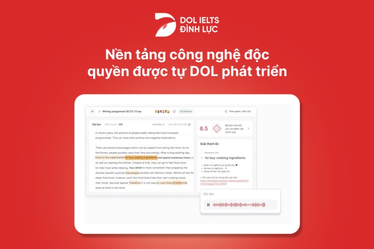 Ứng dụng học online của DOL English có nhiều ưu điểm vượt trội