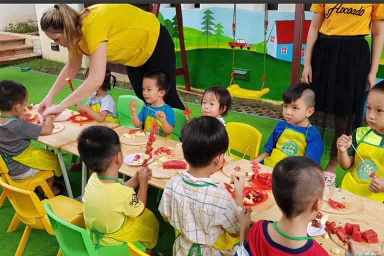 Nơi bé được tận hưởng những bữa ăn thơm ngon, giàu dinh dưỡng