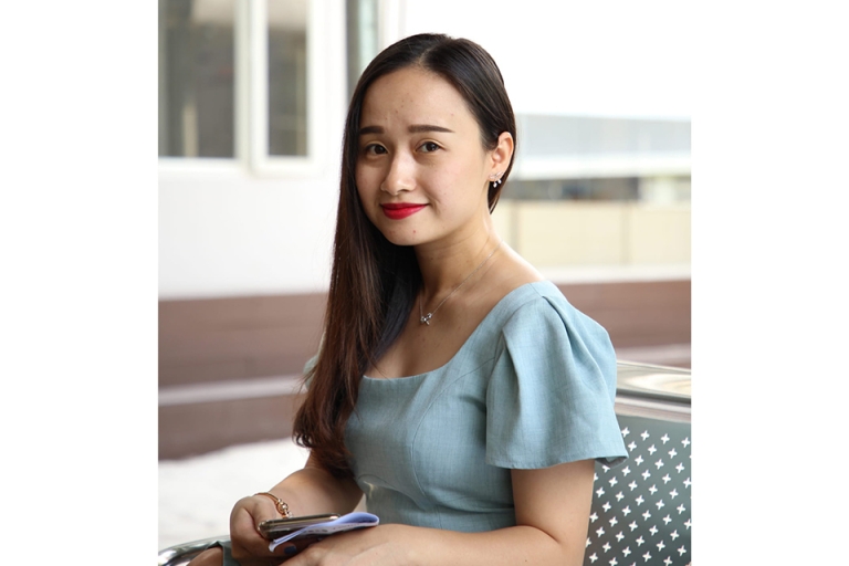 Chị Thùy Linh – mẹ bé Nguyễn Vũ Anh Minh, học sinh lớp Discoverers