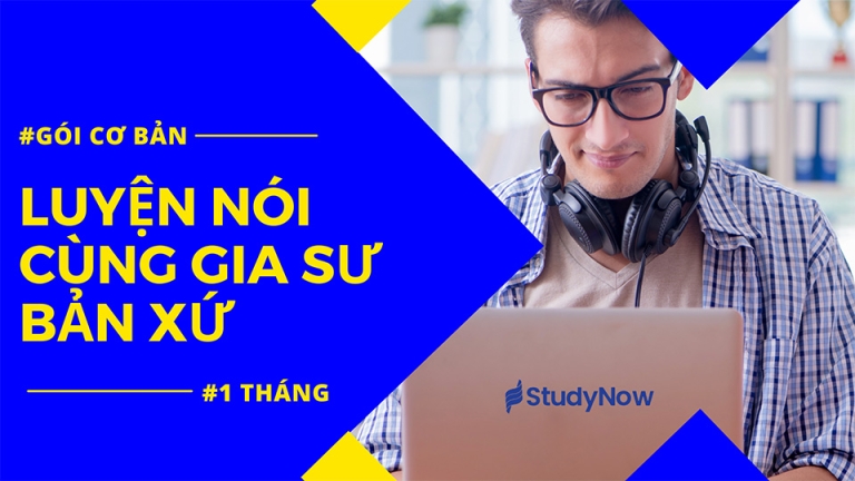 Lớp online của StudyNow chuyên luyện kỹ năng nói tiếng Anh