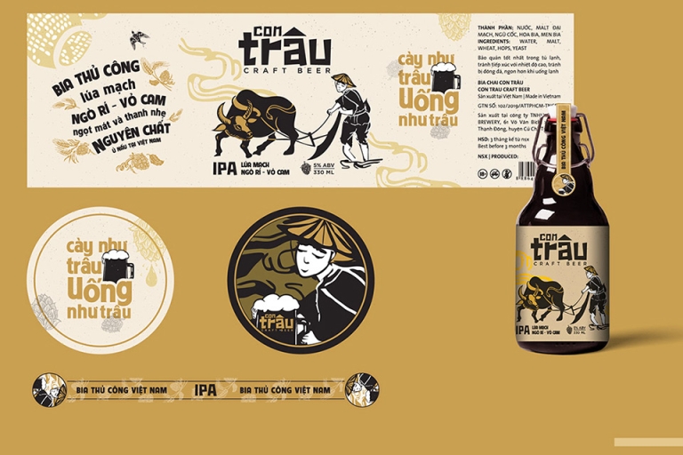 Portfolio Bia thủ công con Trâu - Hình 2