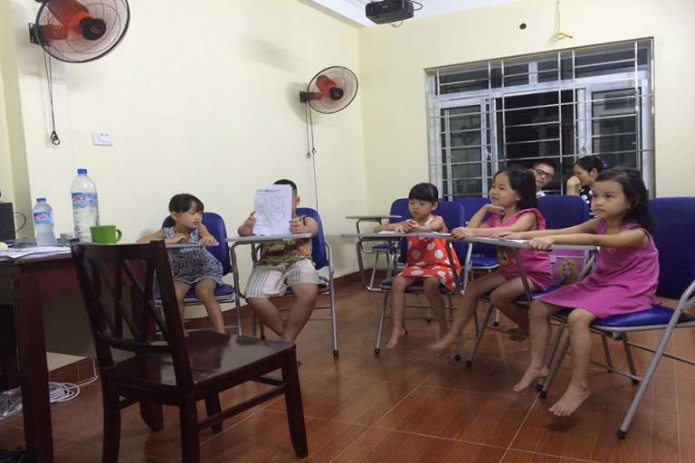 Phòng học tại trung tâm