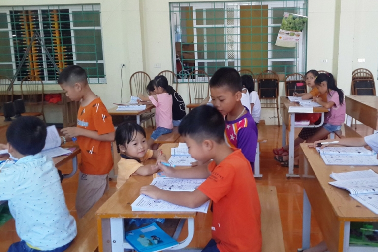 Môi trường học tập tại English Kids Cao Phong