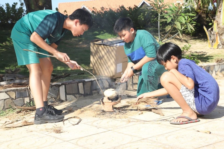 Học sinh thường xuyên được tham gia các hoạt động dã ngoại tại trường