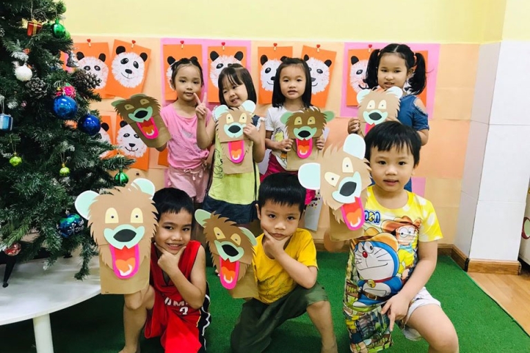 Trường đầu tư xây dựng cơ sở vật chất, giúp trẻ có thể thoải mái tiếp thu những điều mới mẻ