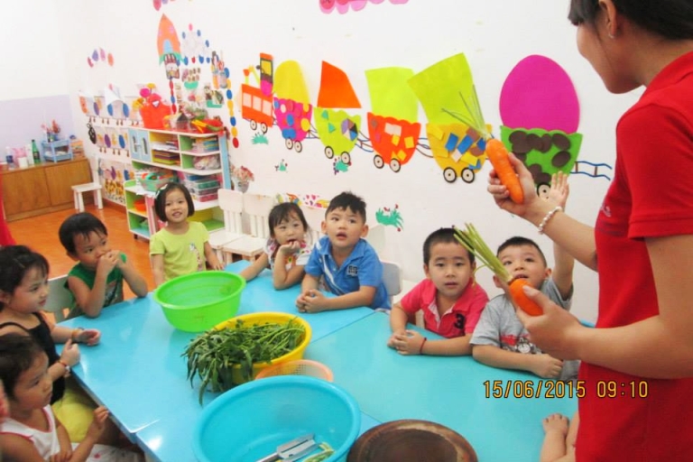 Saigon Mandarin English Kingarden cung cấp chương trình giáo dục cho trẻ từ 5 tháng đến 6 tuổi