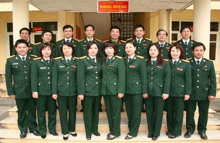 Đội ngũ giảng viên của Học viện Quân y