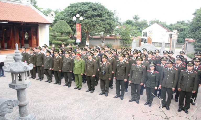 Cán bộ giảng viên Học viện ANND