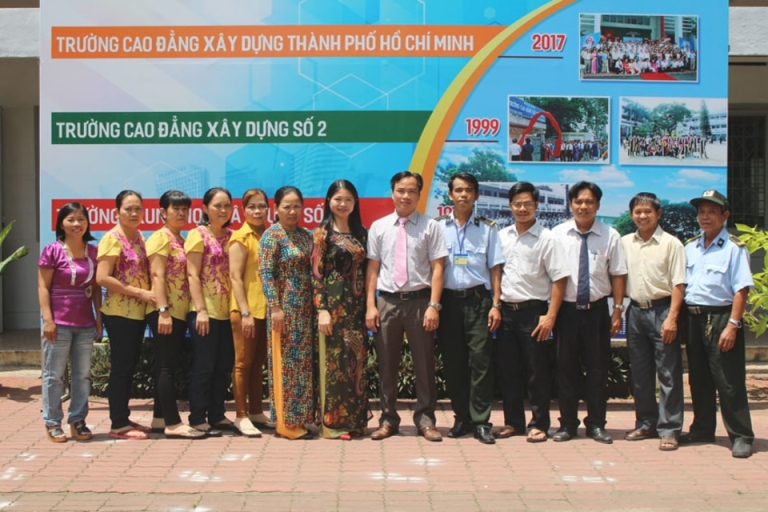 Đội ngũ cán bộ giảng viên trường Cao đẳng Xây dựng TP.HCM