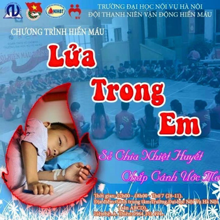 Chương trình hiến máu “Lửa trong em”