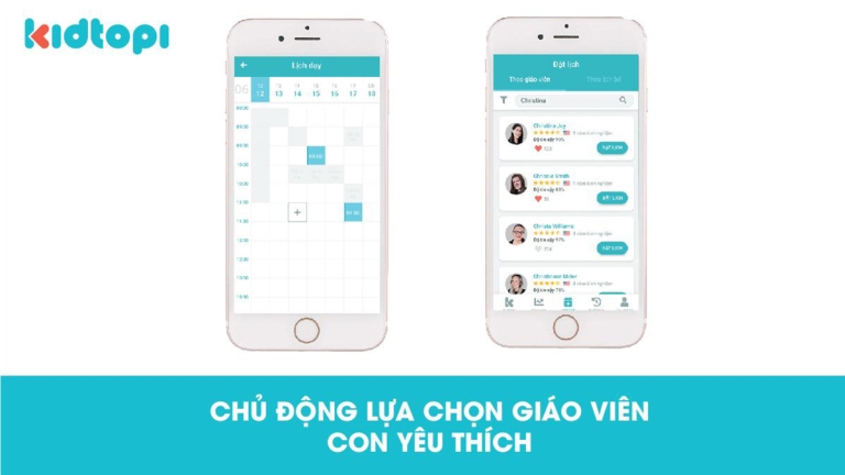 Nền tảng học tiếng Anh online 1-1 Kidtopi