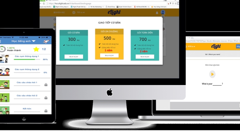 Trung tâm học tiếng Anh online - Elight