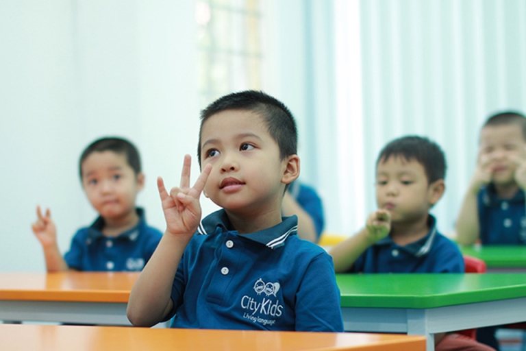 Học viên nhí tại City Kids thật đáng yêu phải không nào?