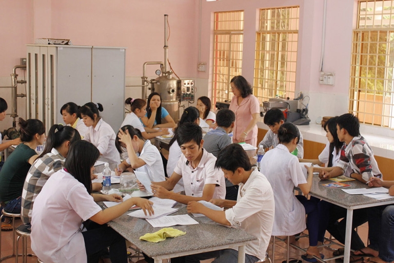 Một giờ học tại trường