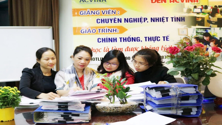 Công ty đào tạo kế toán ACVINA
