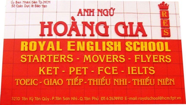 Trung Tâm Anh Ngữ Hoàng Gia
