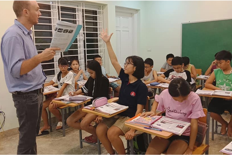 Hình ảnh học viên tại trung tâm (Nguồn: Ngoại ngữ Oxford Hà Đông)