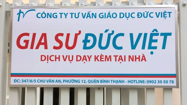 Trung tâm Gia sư Đức Việt