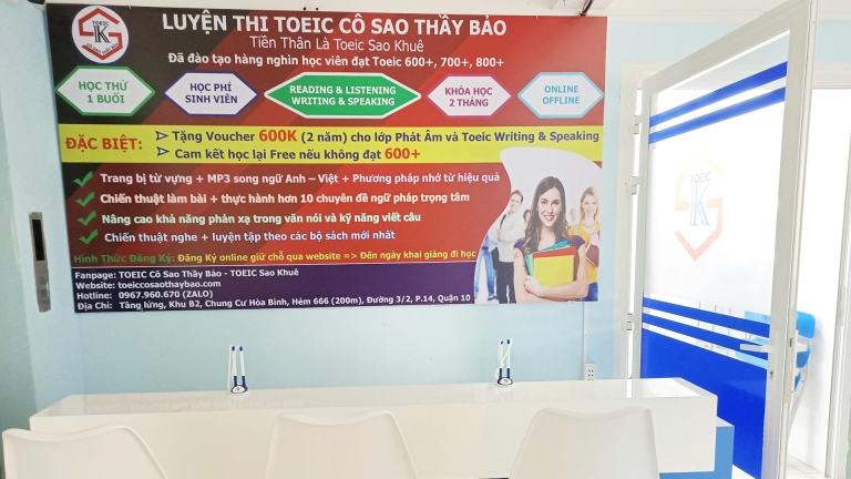 Trung tâm TOEIC Cô Sao Thầy Bảo