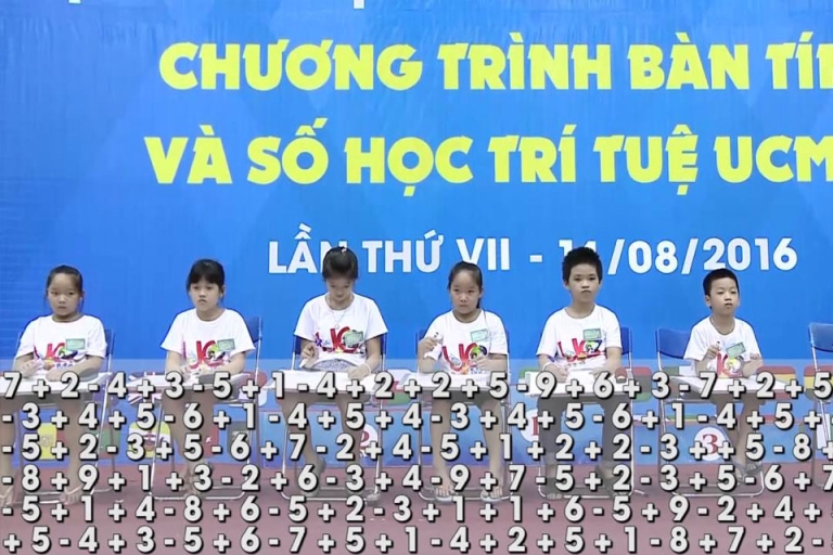 Một cuộc thi do trung tâm Đào tạo UCMAS tổ chức