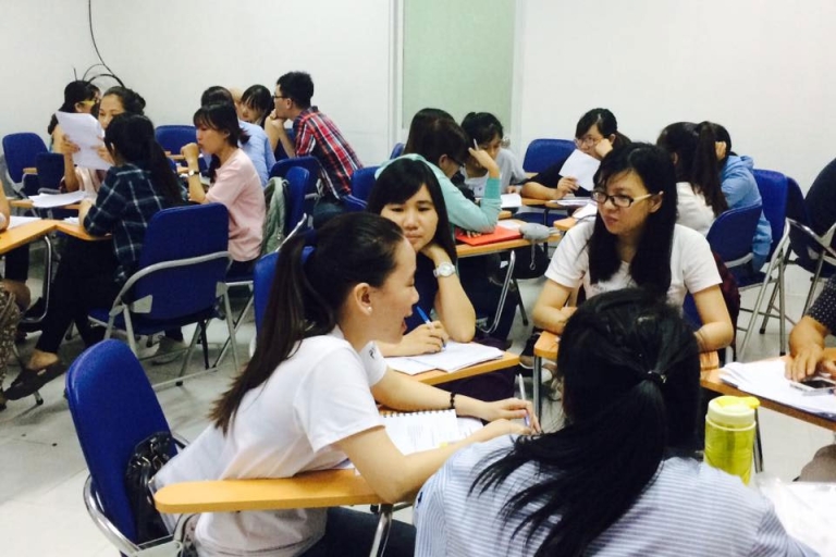 Buổi học nhóm đầy sôi động