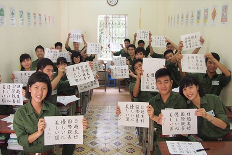 Trung tâm không những chú trọng trình độ tiếng Nhật học viên mà còn trau dồi kiến thức văn hóa, luật pháp của xứ sở hoa anh đào (Nguồn: ITM) 