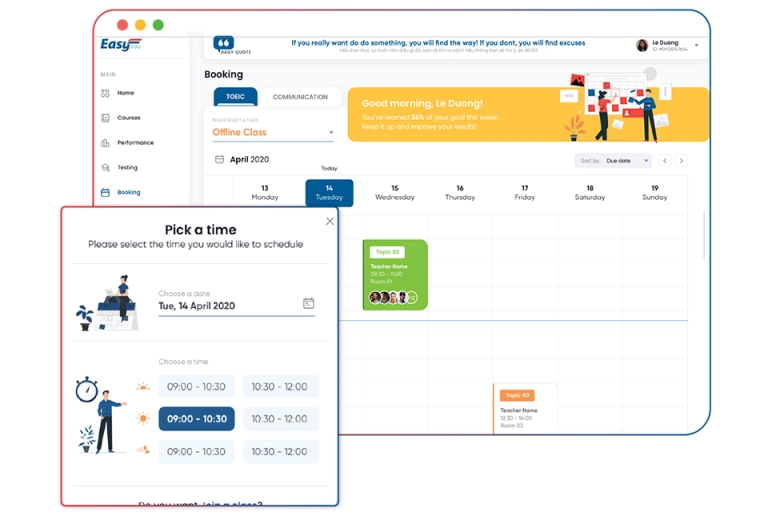 Hệ thống Web - App của Easy Edu
