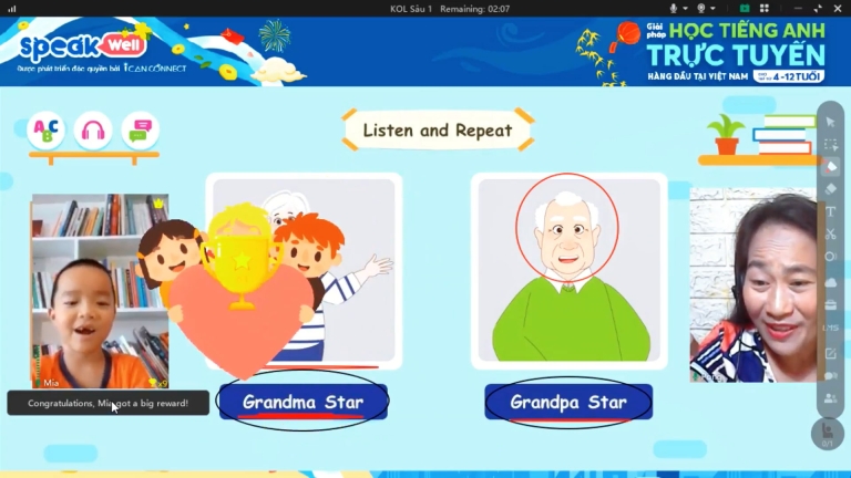 Tiếng Anh Cho Bé SpeakWell