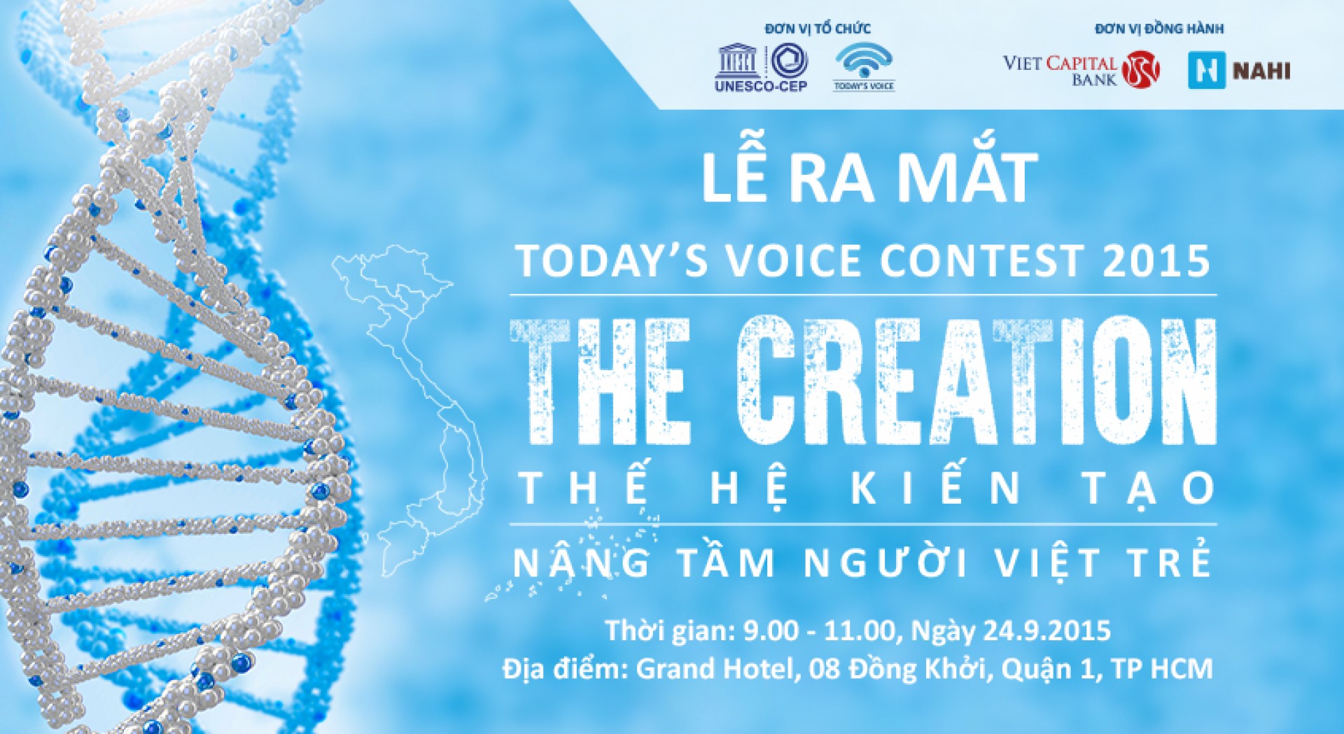 TODAY'S VOICE CONTEST 2015 - THE CREATION