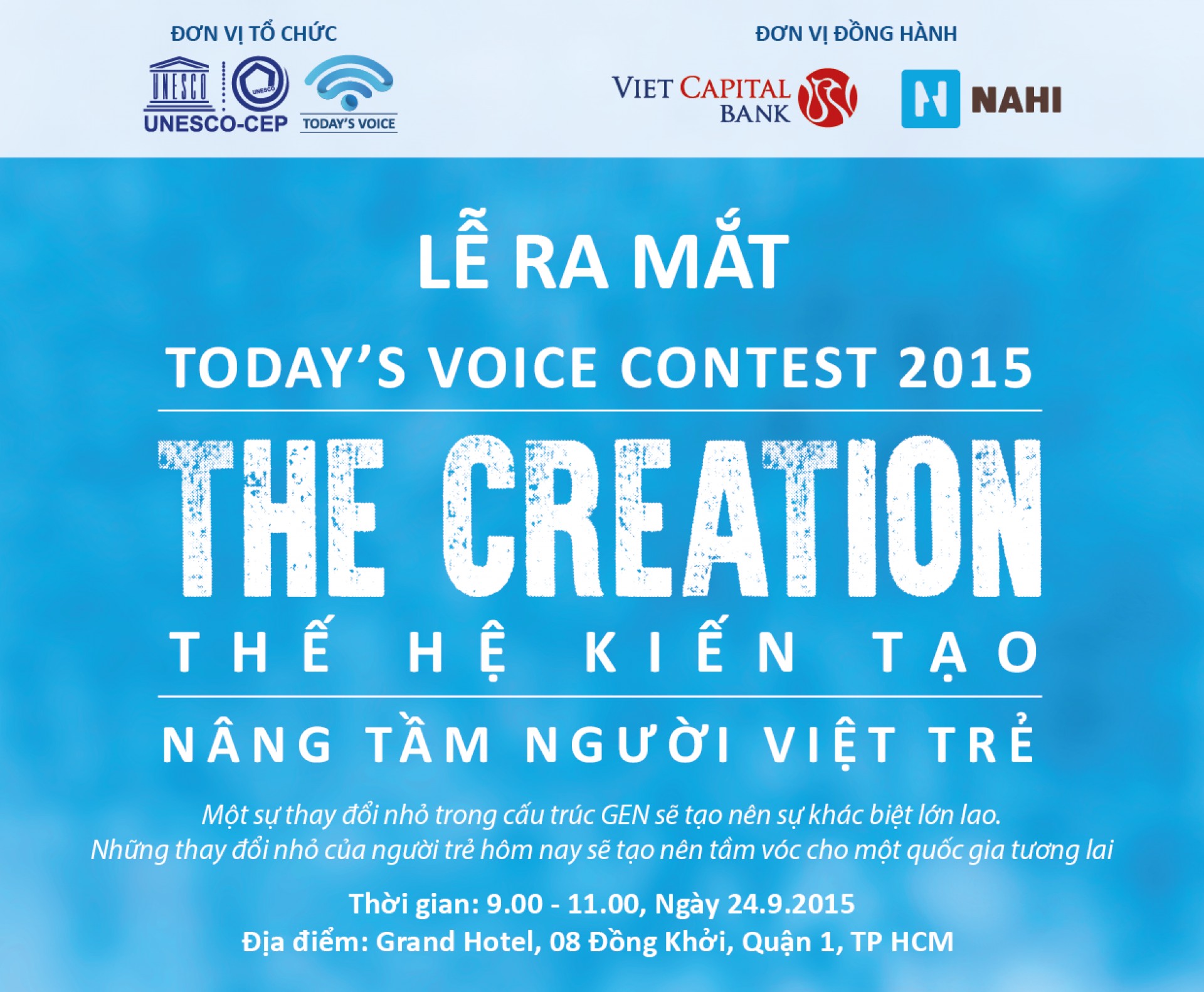 Today's Voice Contest 2015
