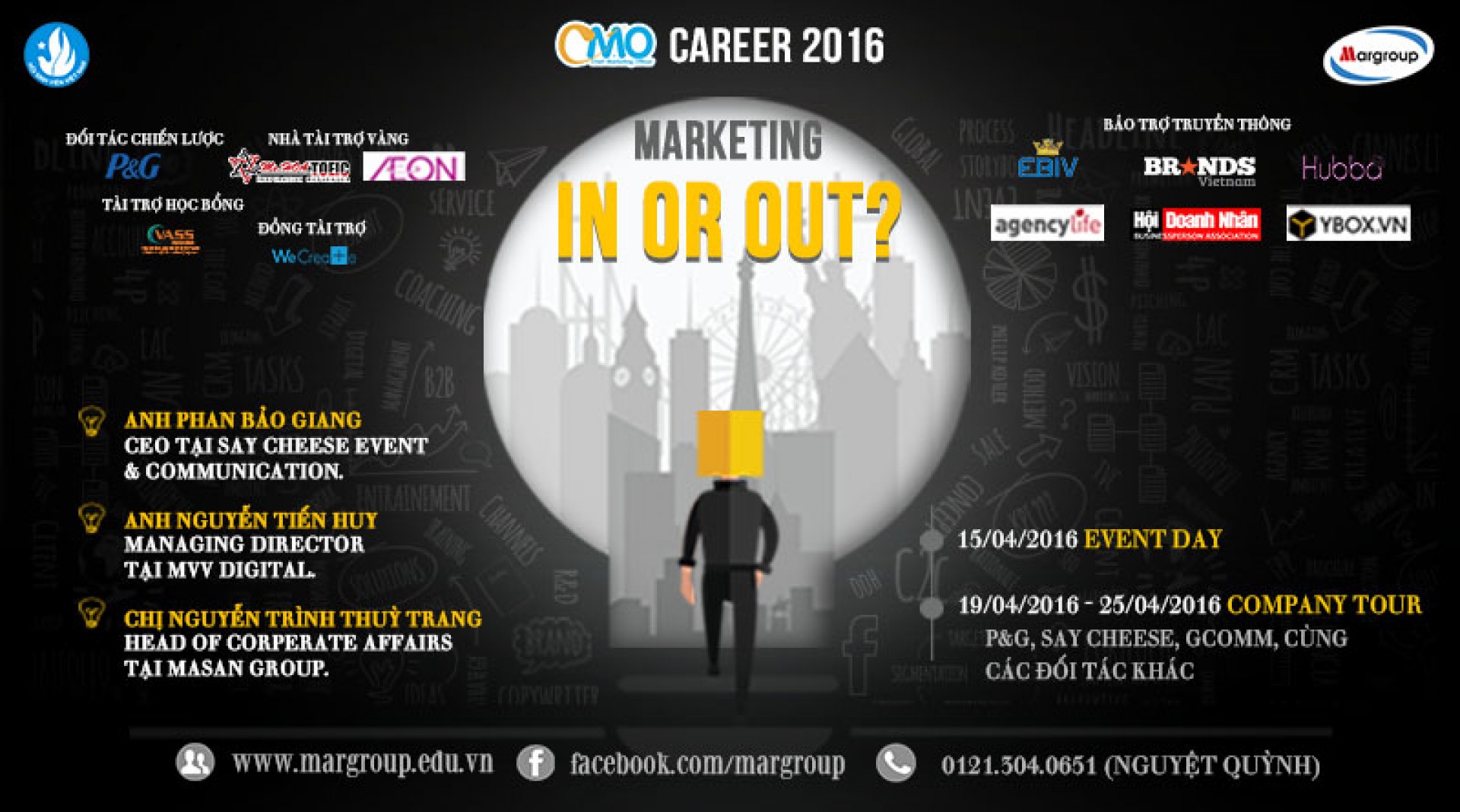CMO CAREER 2016 “MARKETING, IN OR OUT?”