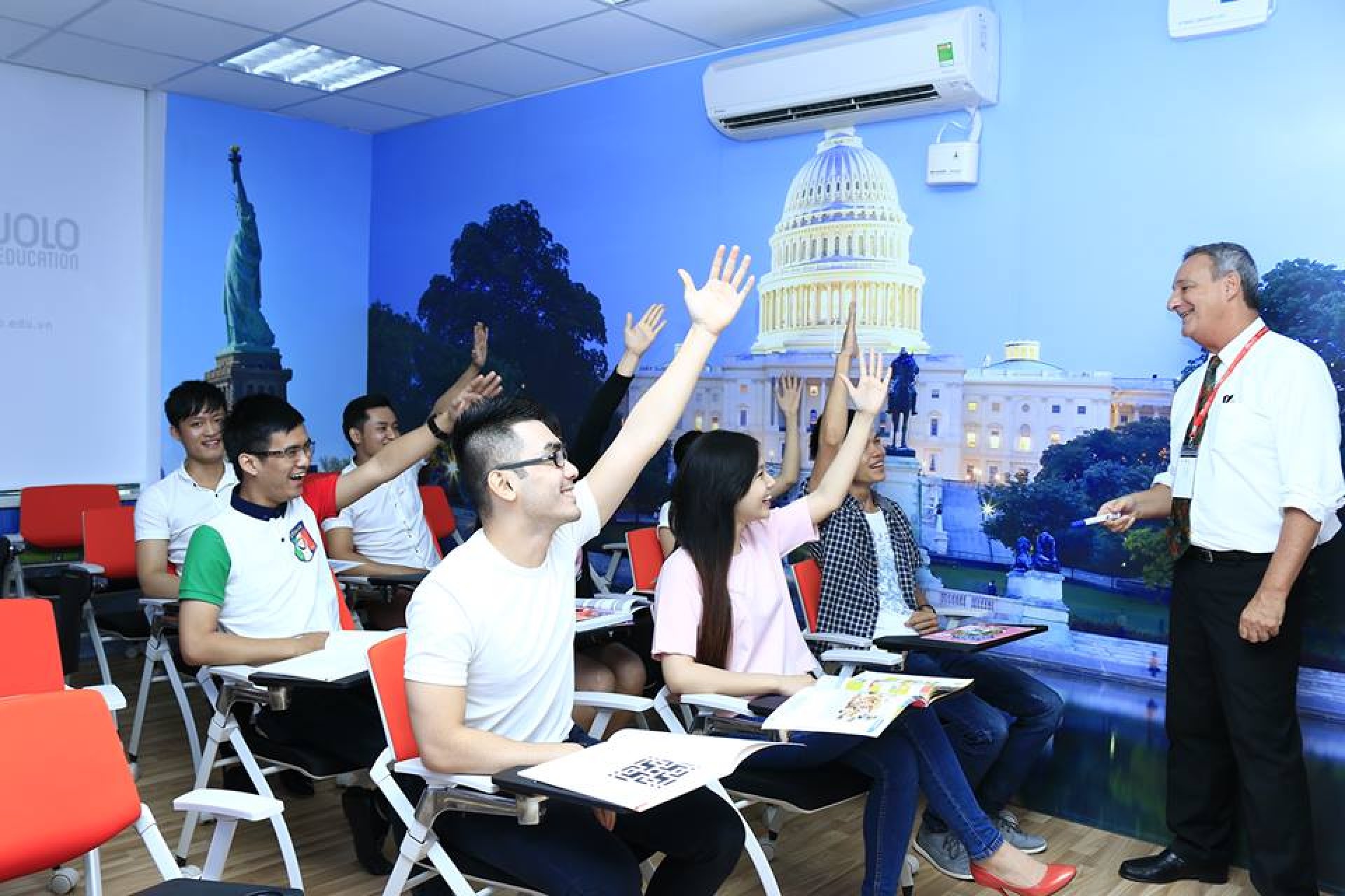 Không gian học tiếng Anh như mơ của JOLO English Hồ Chí Minh